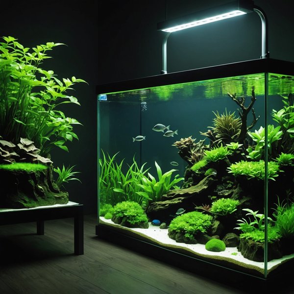 ¿Qué tipo de iluminación es más adecuada para un acuario plantado?