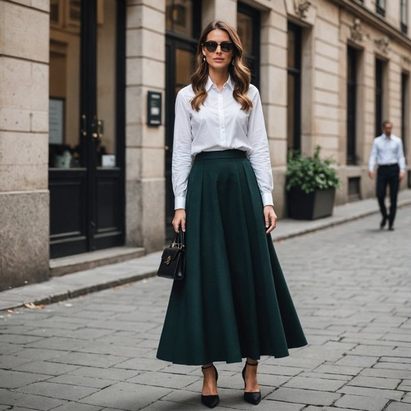 ¿Cuáles son los mejores consejos para llevar faldas largas en el trabajo?